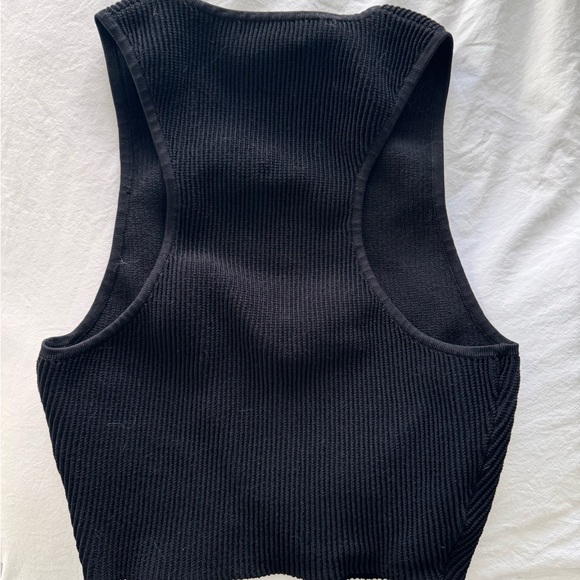 Babaton Sculpt Knit Racer Cropped Tank - Picture 4 of 4